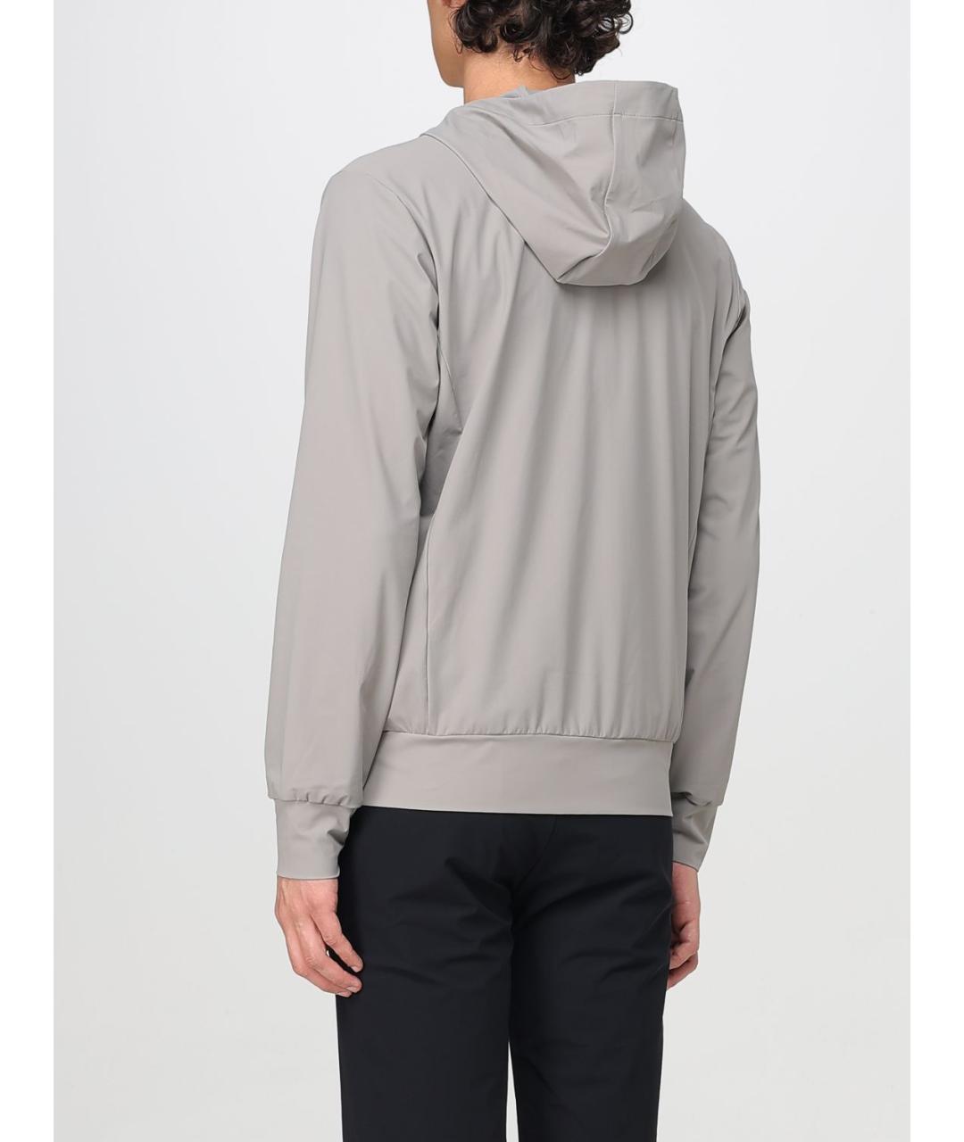 SAVE THE DUCK Серая полиамидовая куртка, фото 2