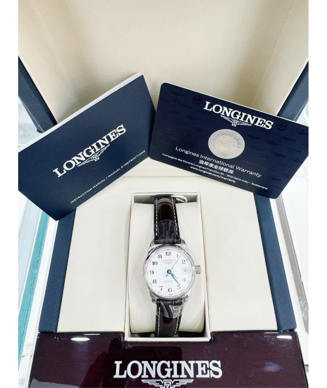 LONGINES Серебряные часы, фото 2