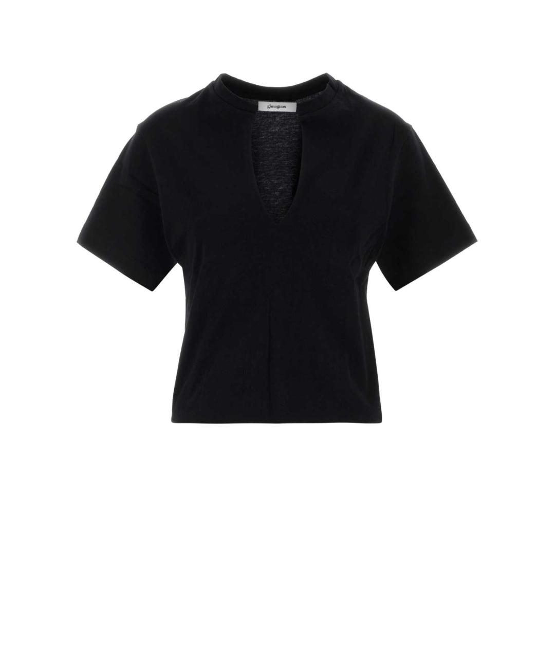 GIMAGUAS Черная хлопковая футболка, фото 3