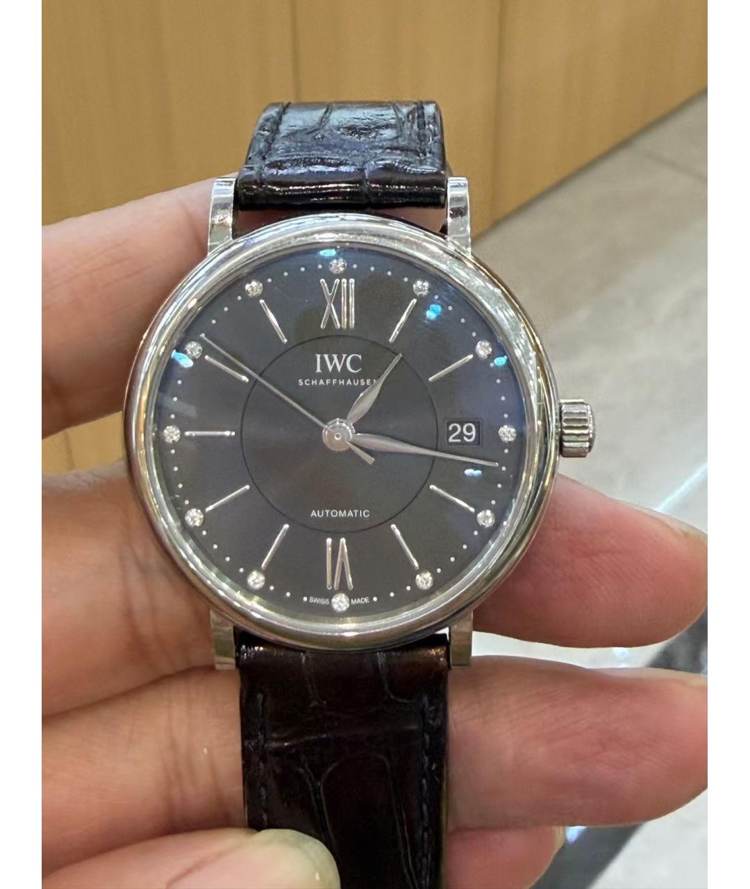 IWC Schaffhausen Серебряные часы, фото 3