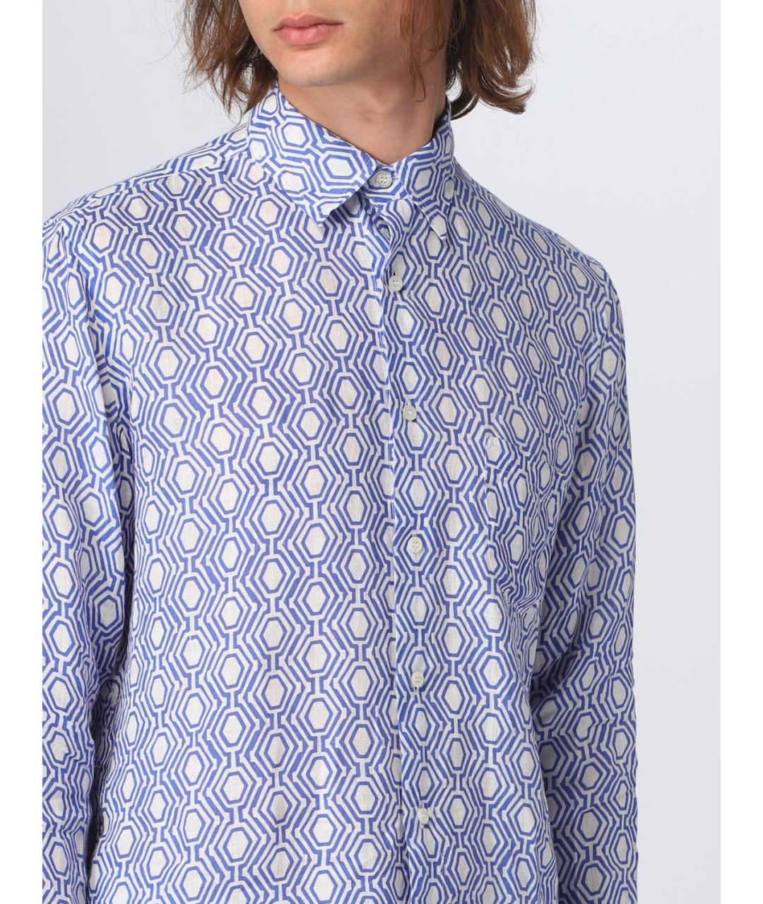 PENINSULA Голубая кэжуал рубашка, фото 4