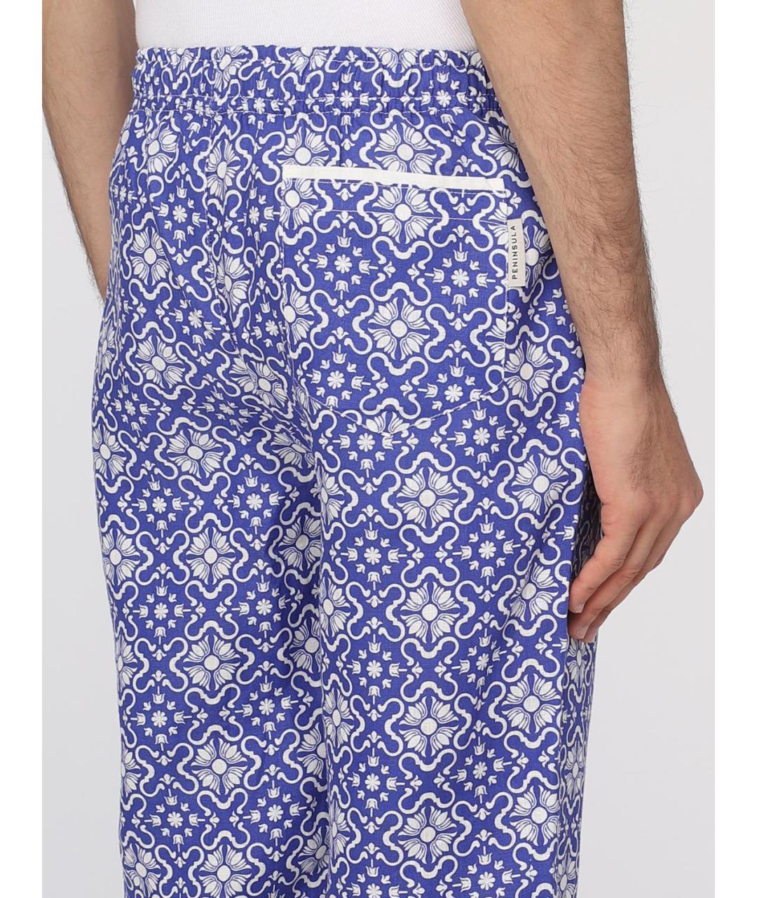 PENINSULA Синие повседневные брюки, фото 3