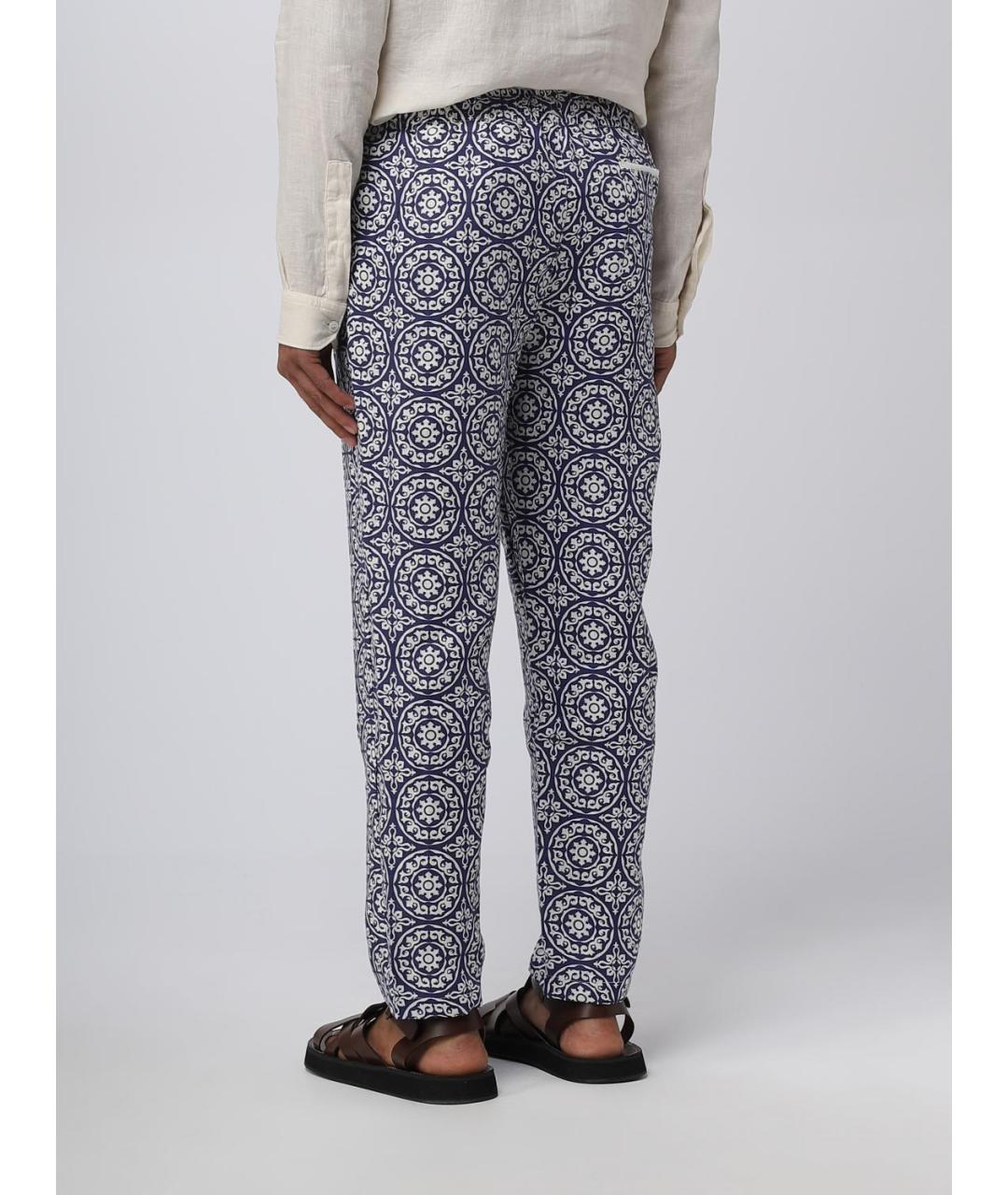 PENINSULA Синие повседневные брюки, фото 2