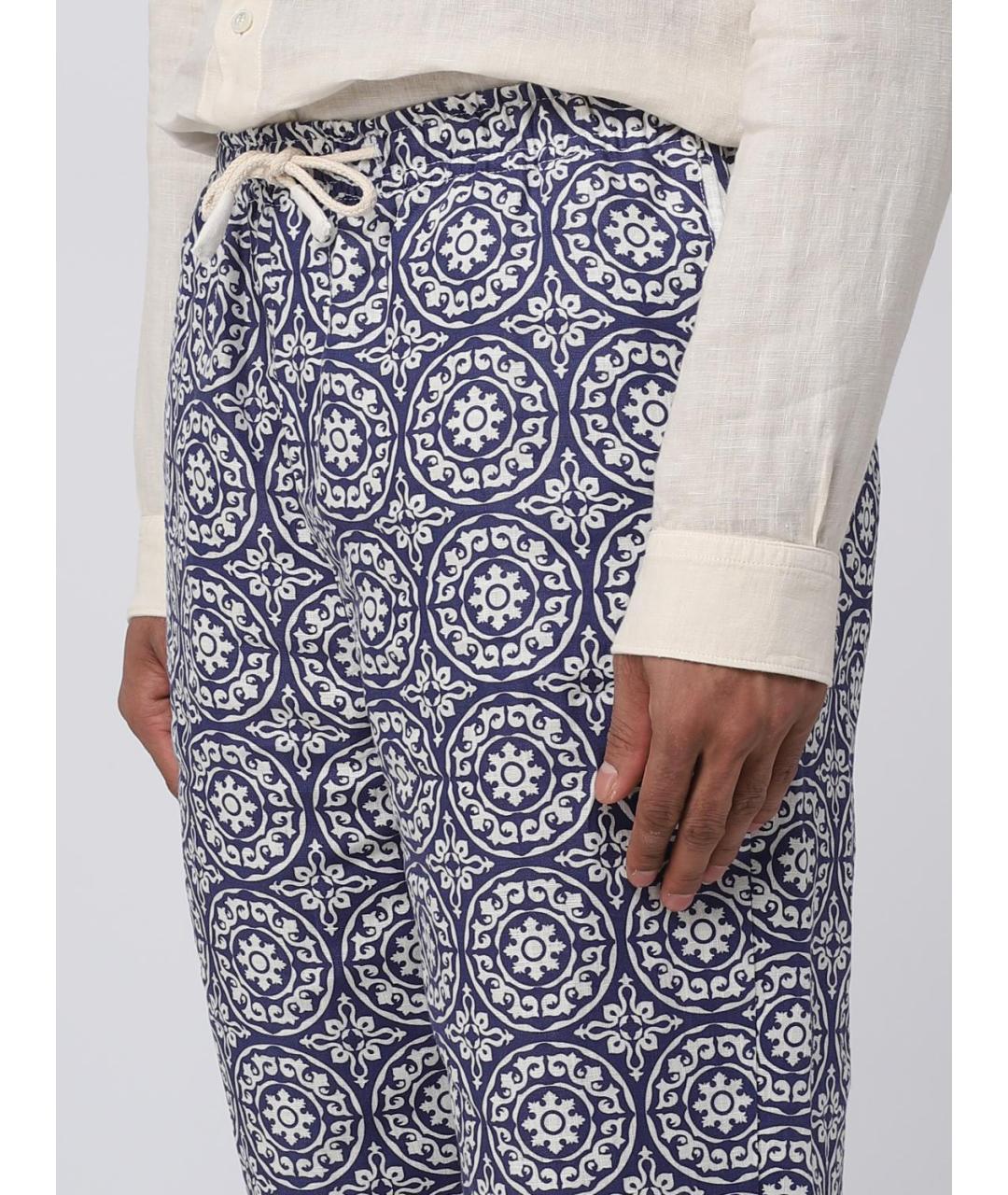 PENINSULA Синие повседневные брюки, фото 3