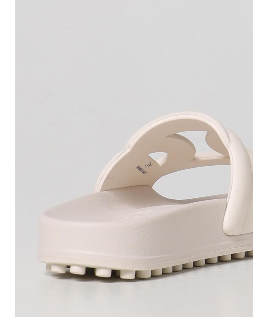 TOD'S Белые синтетические сандалии, фото 3