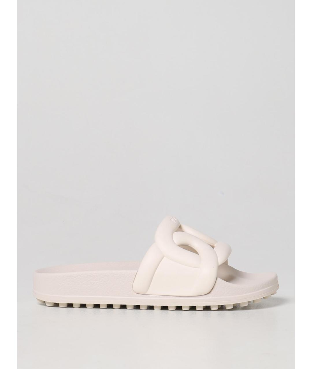 TOD'S Белые синтетические сандалии, фото 5