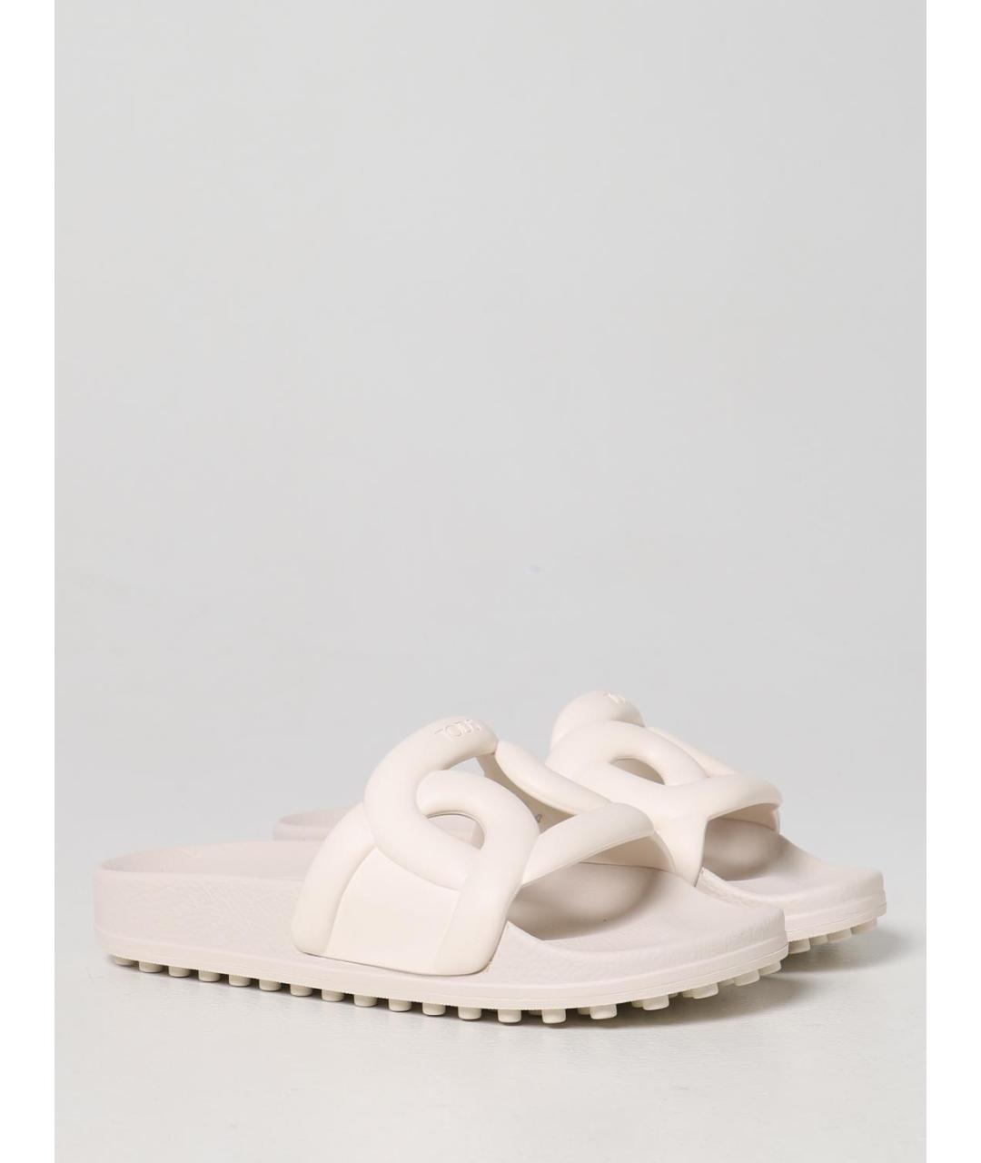 TOD'S Белые синтетические сандалии, фото 2