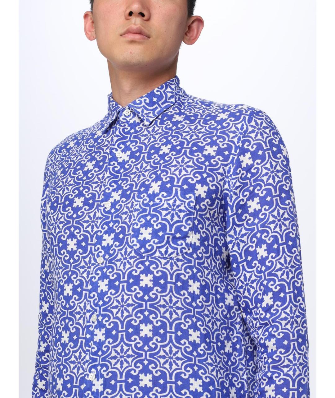 PENINSULA Голубая кэжуал рубашка, фото 3