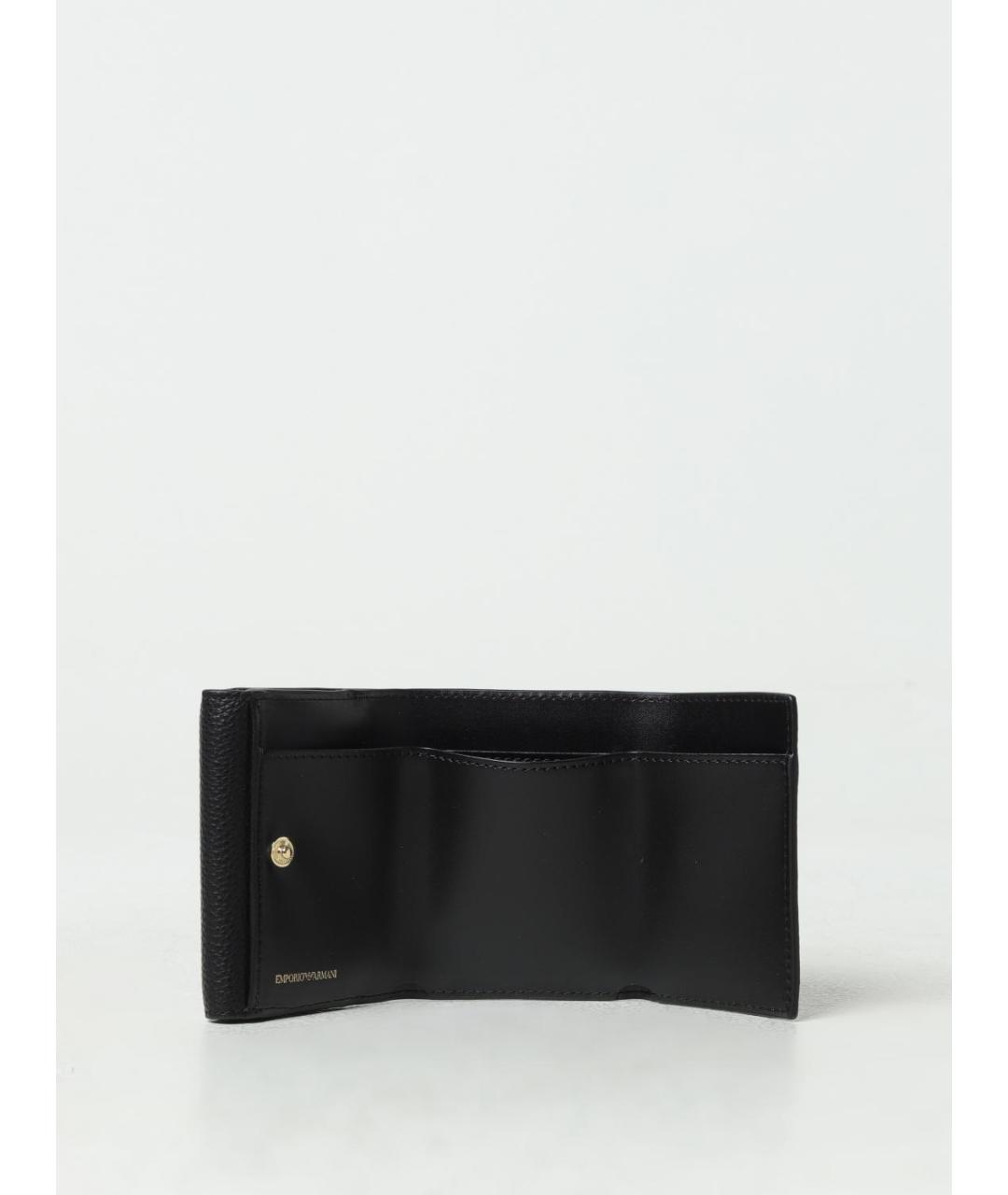 EMPORIO ARMANI Черный кошелек, фото 2