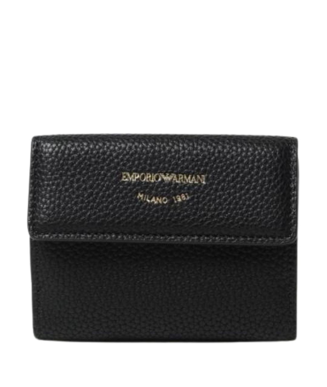 EMPORIO ARMANI Черный кошелек, фото 1