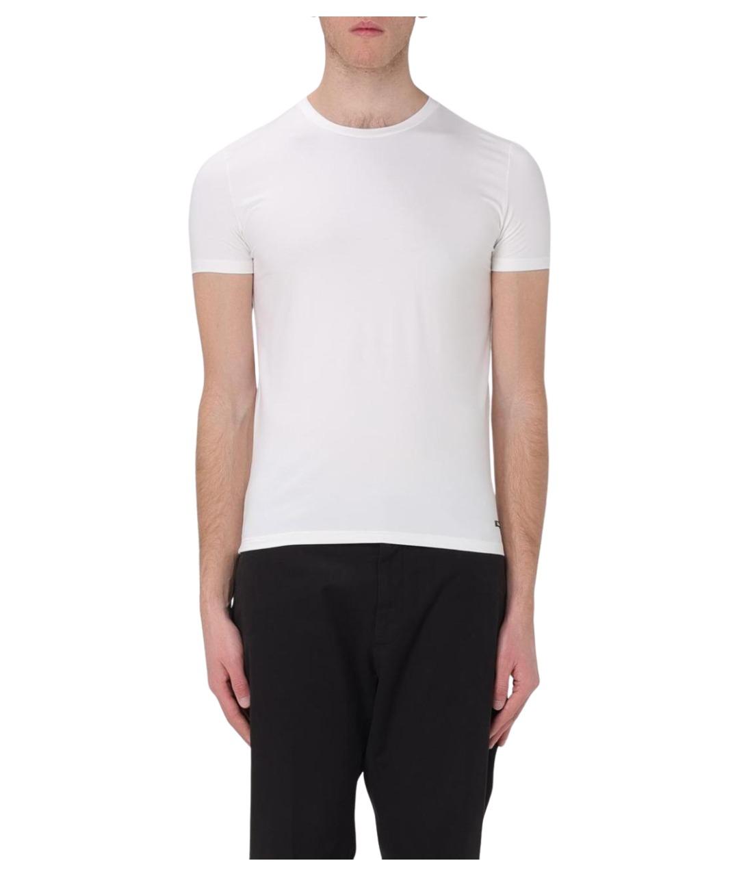 ZEGNA Белая хлопковая футболка, фото 1