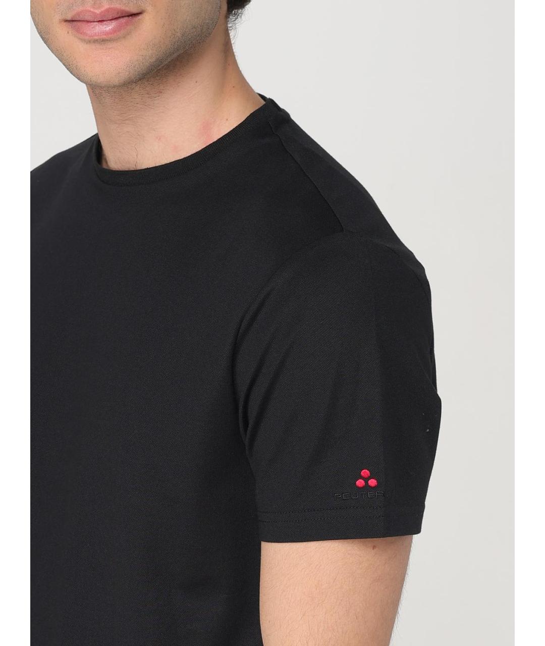 PEUTEREY Черная футболка, фото 3