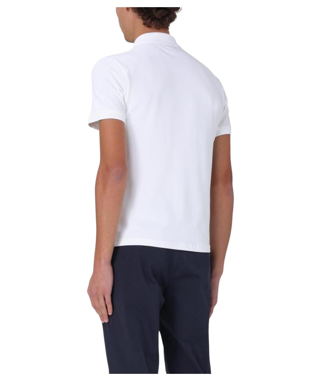 PEUTEREY Белое поло с коротким рукавом, фото 3