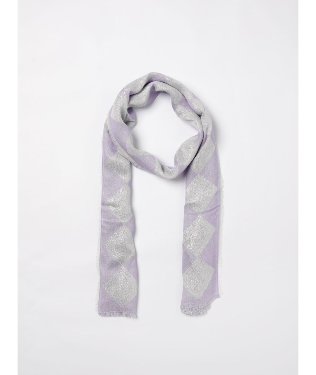 EMPORIO ARMANI Фиолетовый шарф, фото 2
