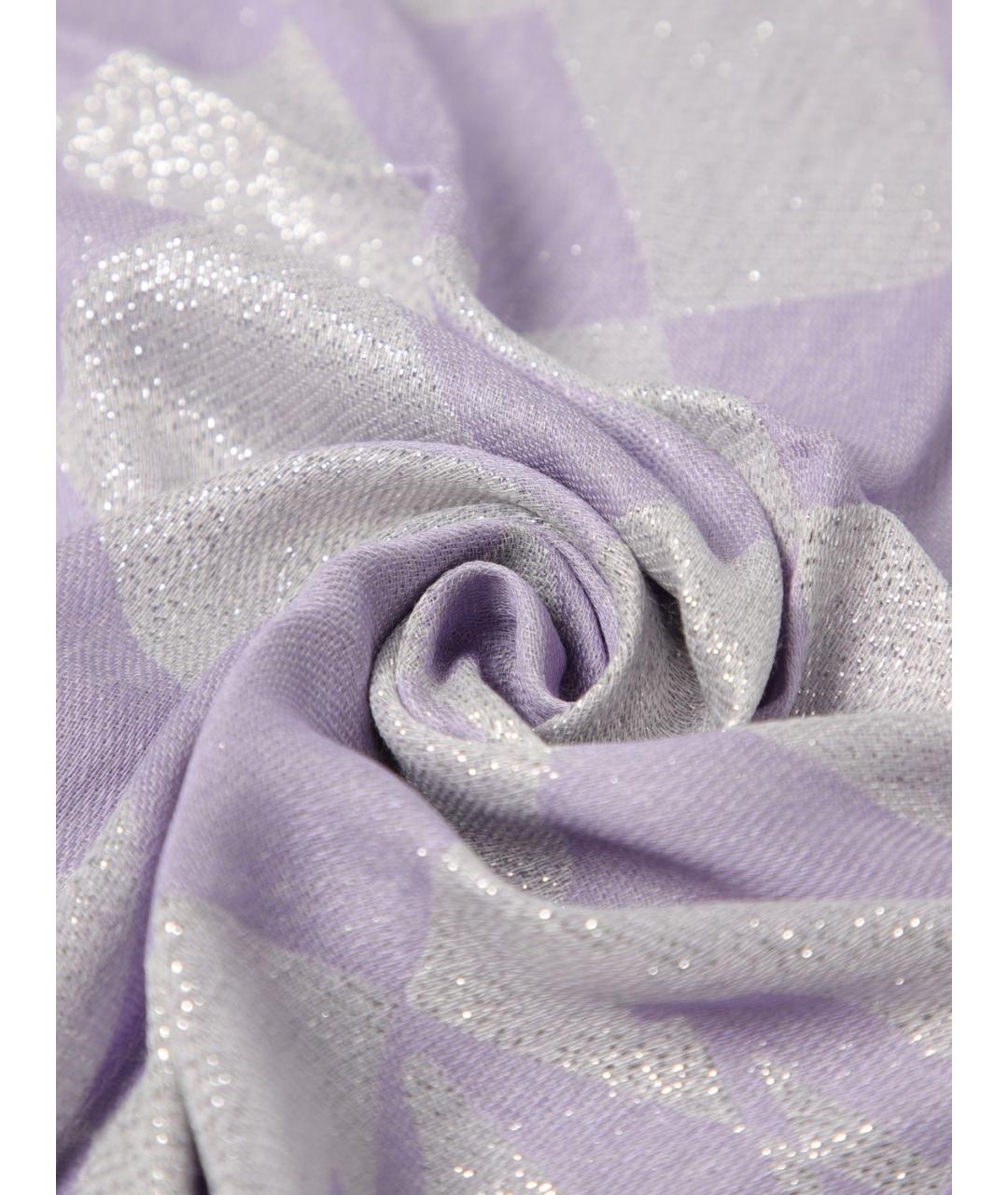 EMPORIO ARMANI Фиолетовый шарф, фото 3