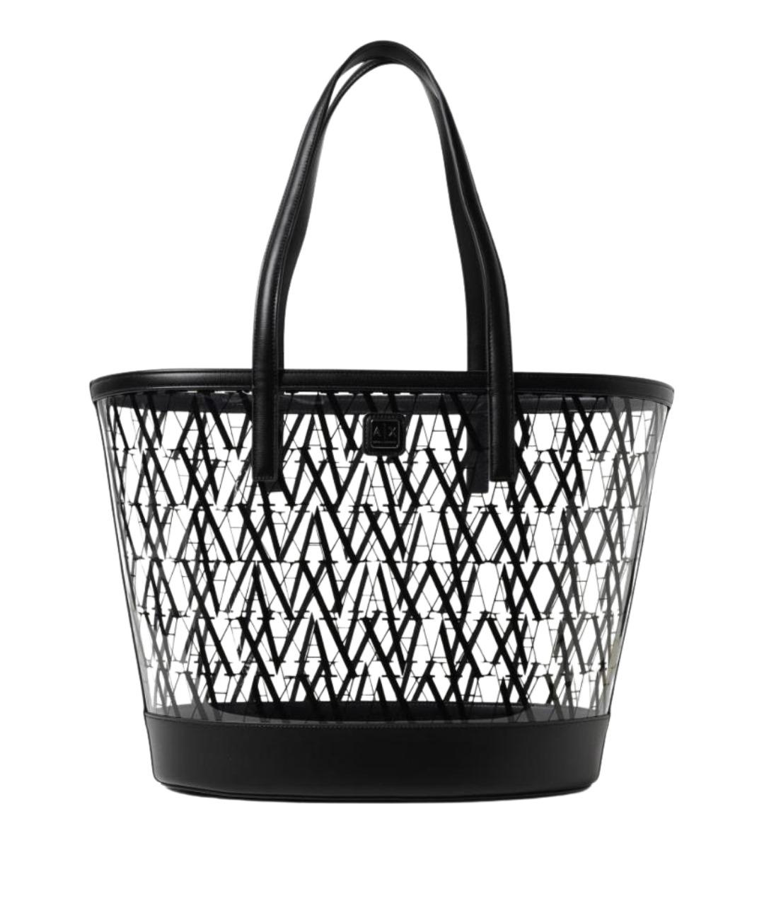 ARMANI EXCHANGE Черная сумка тоут, фото 1