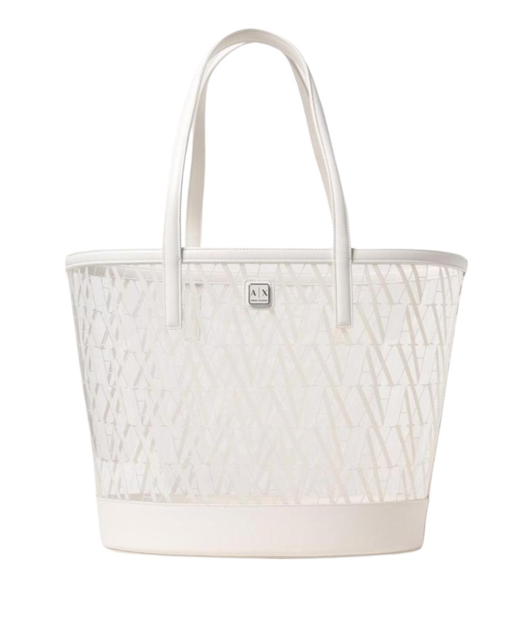 ARMANI EXCHANGE Белая сумка тоут, фото 1