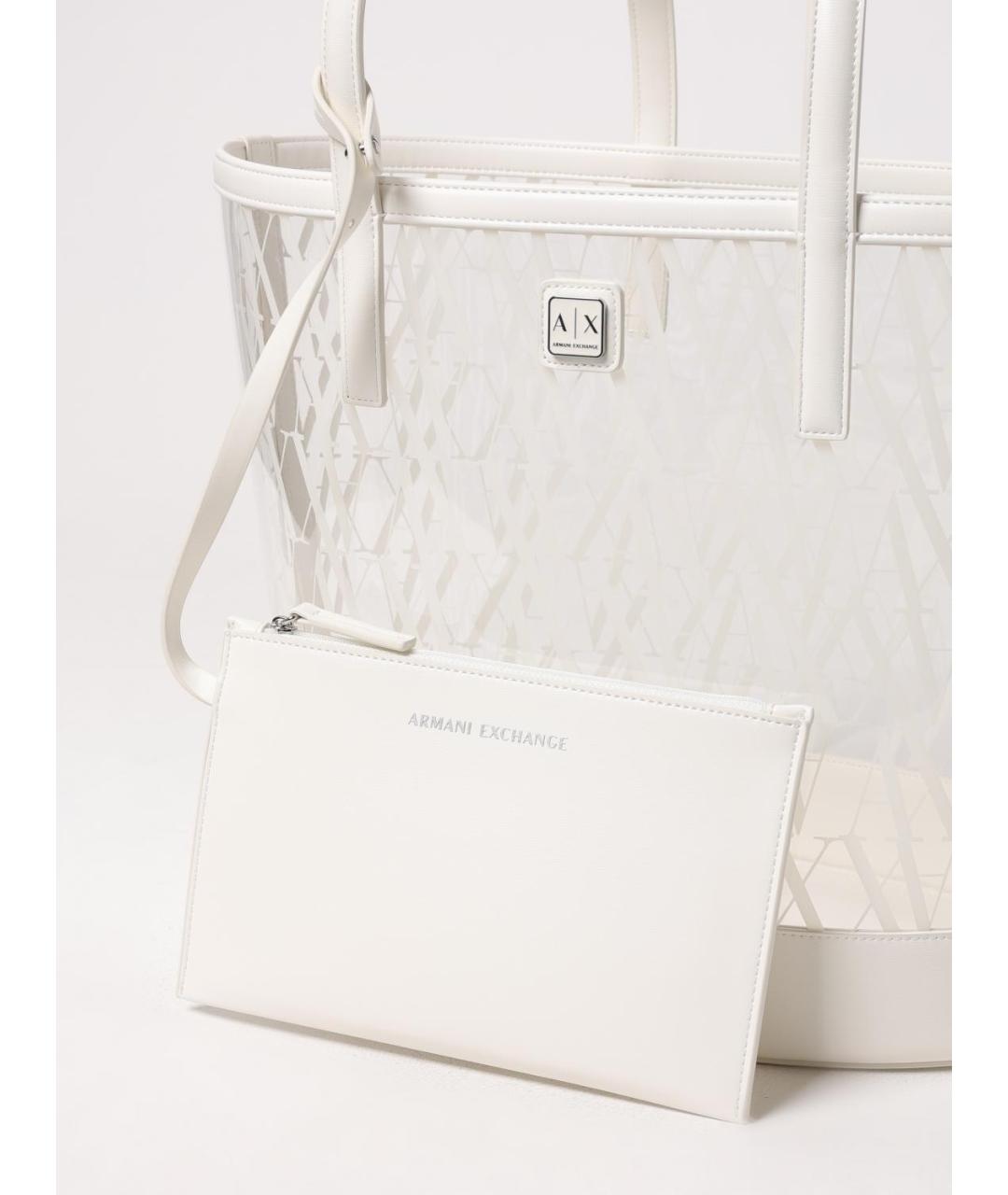ARMANI EXCHANGE Белая сумка тоут, фото 3
