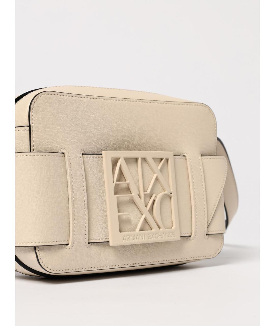 ARMANI EXCHANGE Бежевая сумка через плечо, фото 3