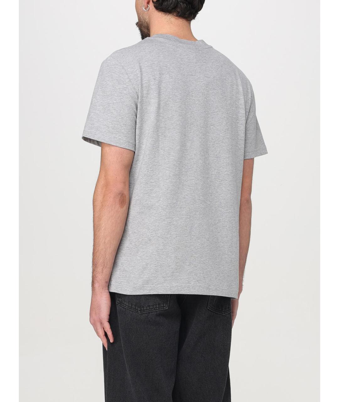 A.P.C. Серая вискозная футболка, фото 2