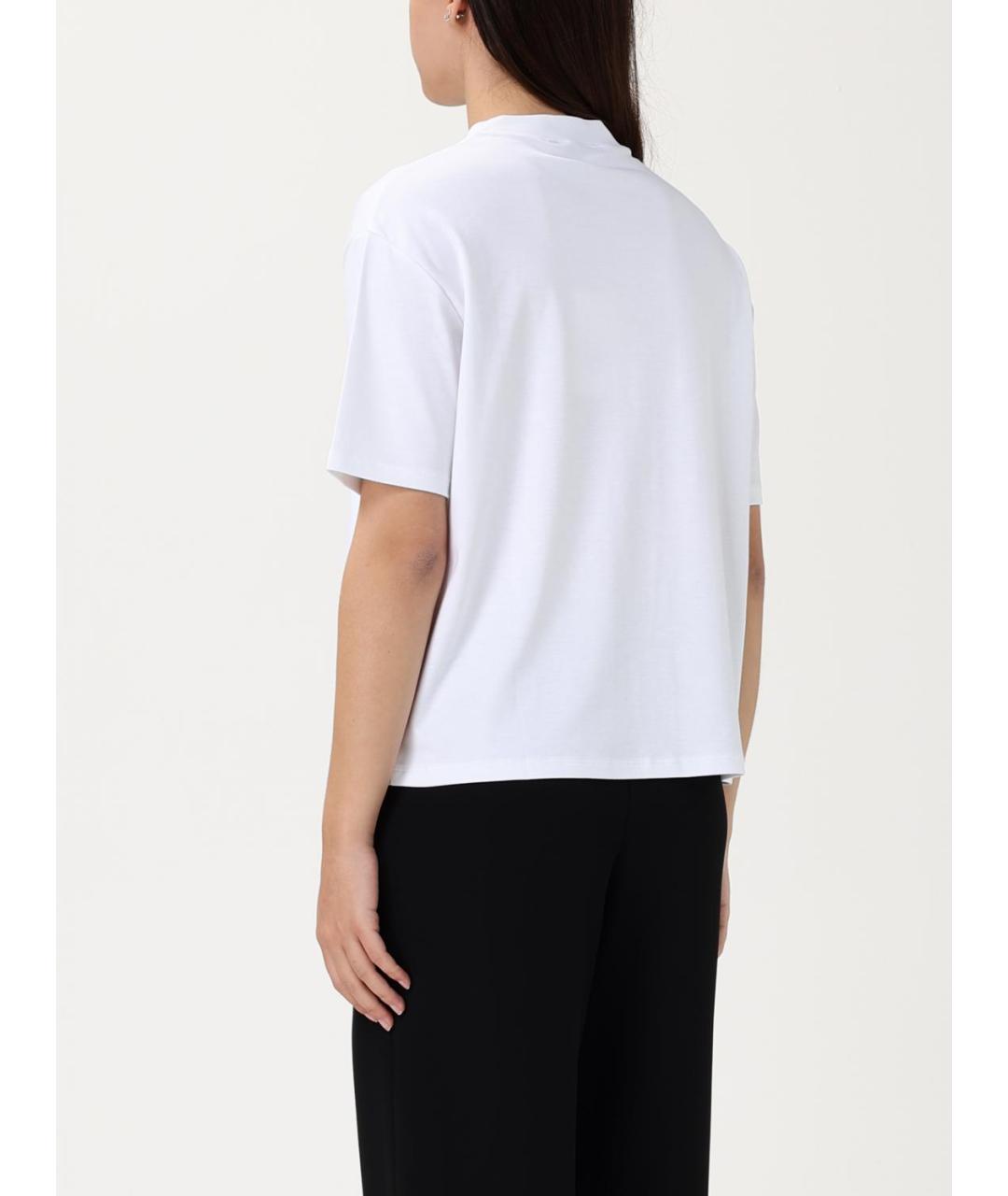 THEORY Белая хлопковая футболка, фото 2