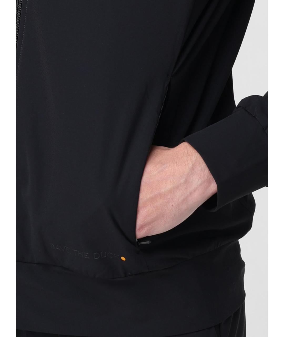 SAVE THE DUCK Черная полиамидовая куртка, фото 4