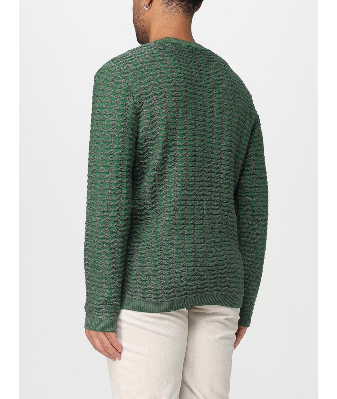 ARMANI EXCHANGE Зеленый джемпер / свитер, фото 2