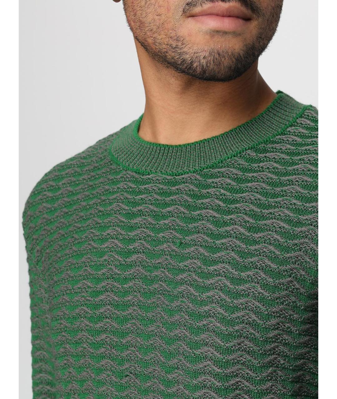ARMANI EXCHANGE Зеленый джемпер / свитер, фото 3
