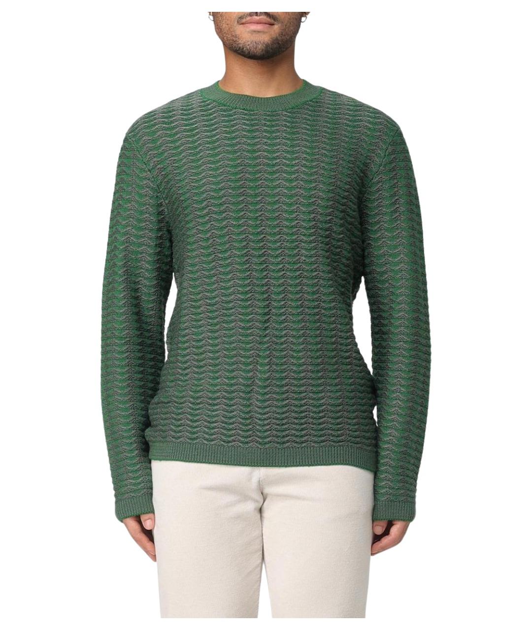 ARMANI EXCHANGE Зеленый джемпер / свитер, фото 1