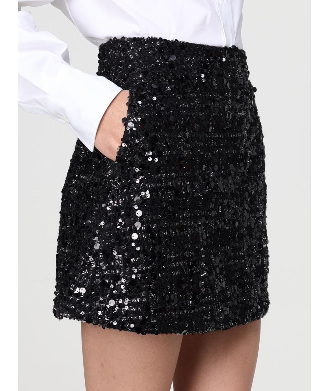 ADD Черная юбка мини, фото 3