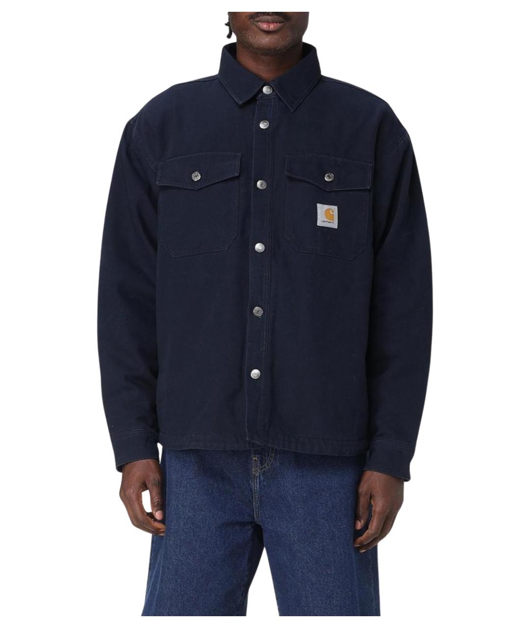 CARHARTT WIP Синяя хлопковая куртка, фото 1