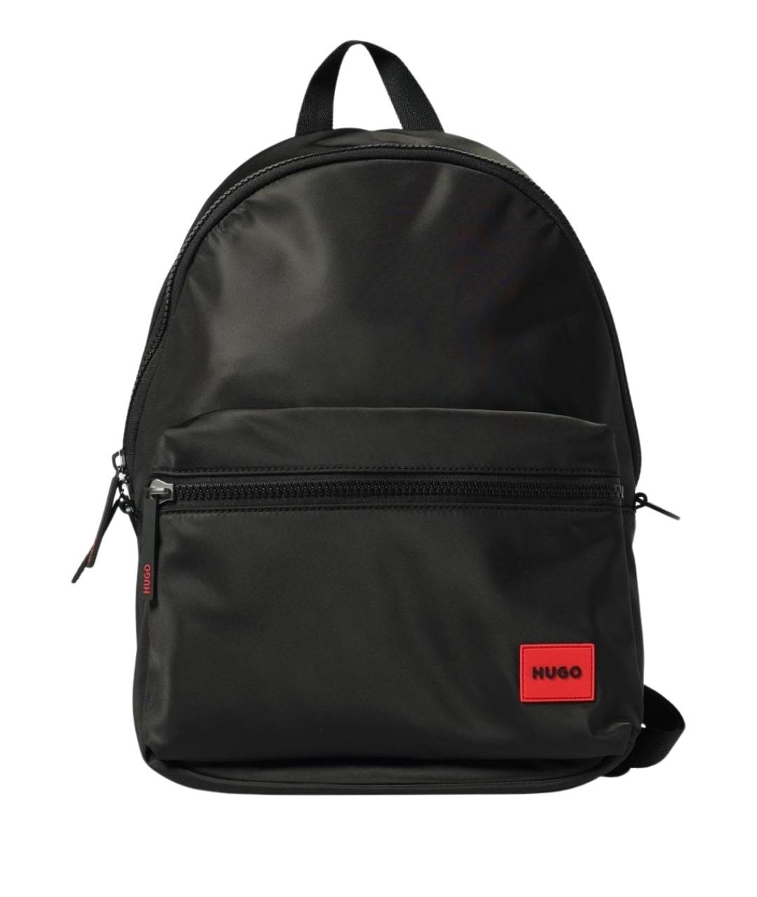 HUGO Черный синтетический рюкзак, фото 1
