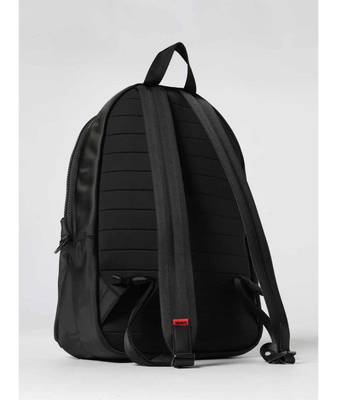 HUGO Черный синтетический рюкзак, фото 2
