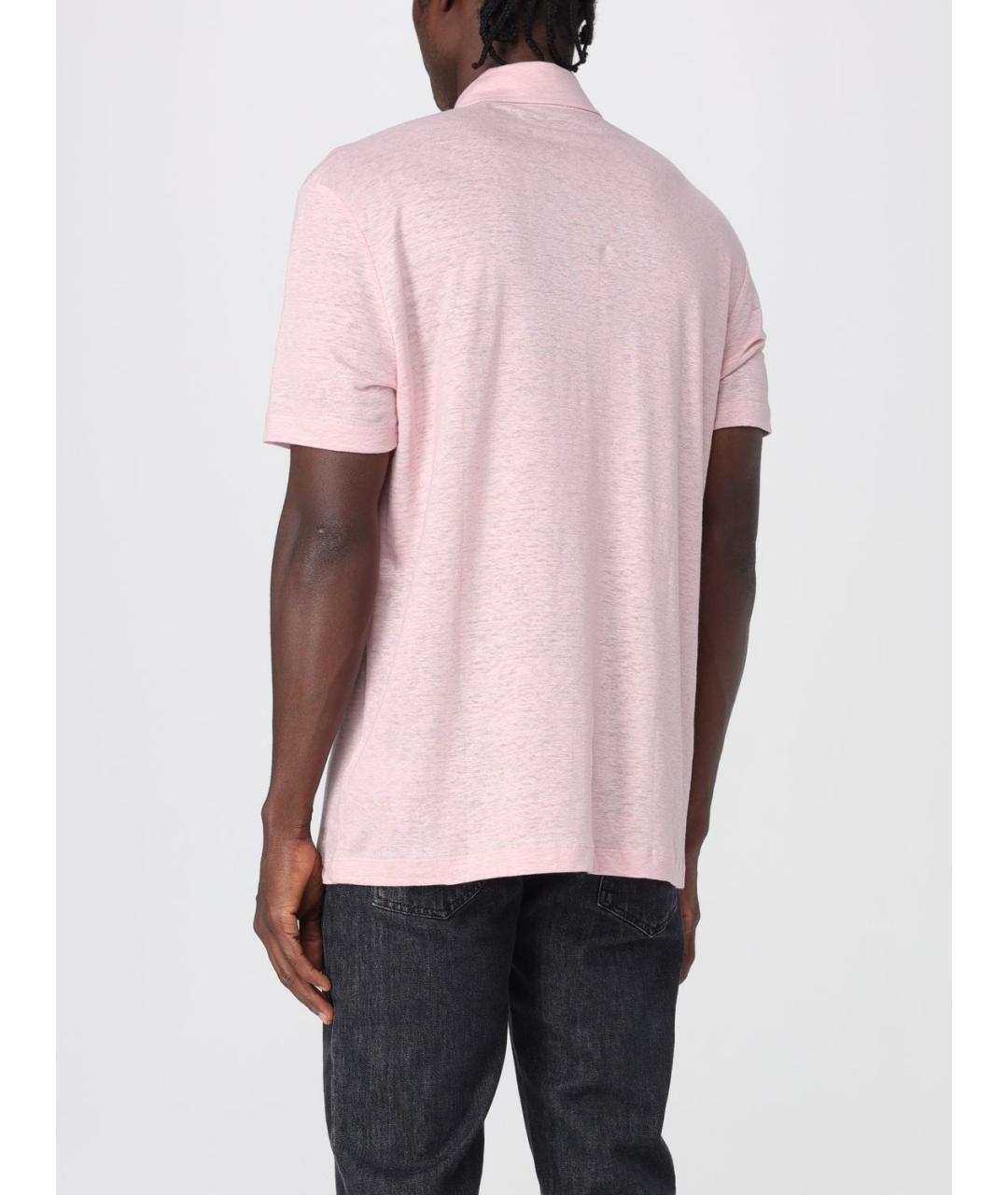 HUGO BOSS Розовое поло с коротким рукавом, фото 2