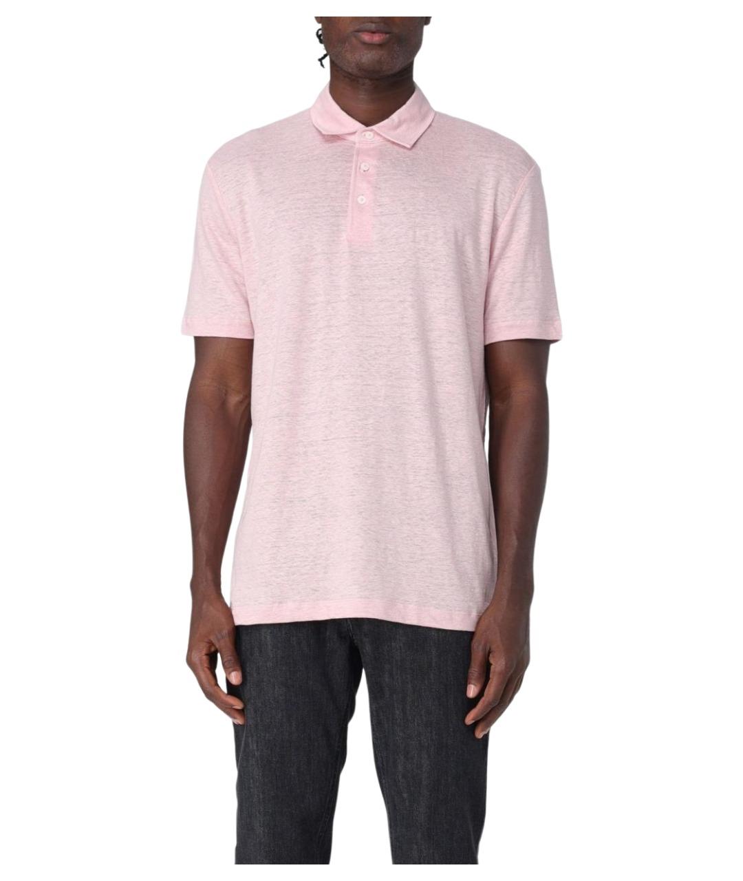 HUGO BOSS Розовое поло с коротким рукавом, фото 1