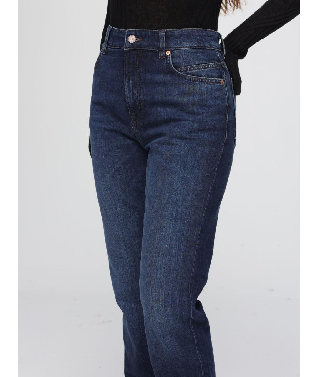 HUGO BOSS Синие хлопковые прямые джинсы, фото 3