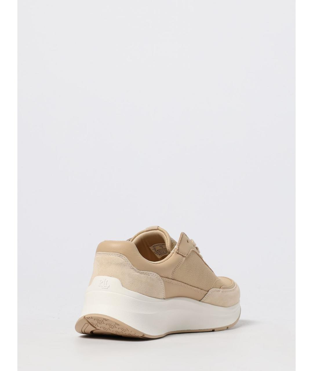RALPH LAUREN Бежевые кроссовки, фото 3