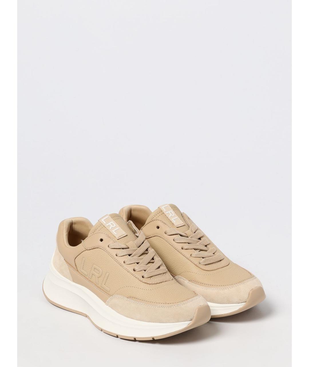 RALPH LAUREN Бежевые кроссовки, фото 2