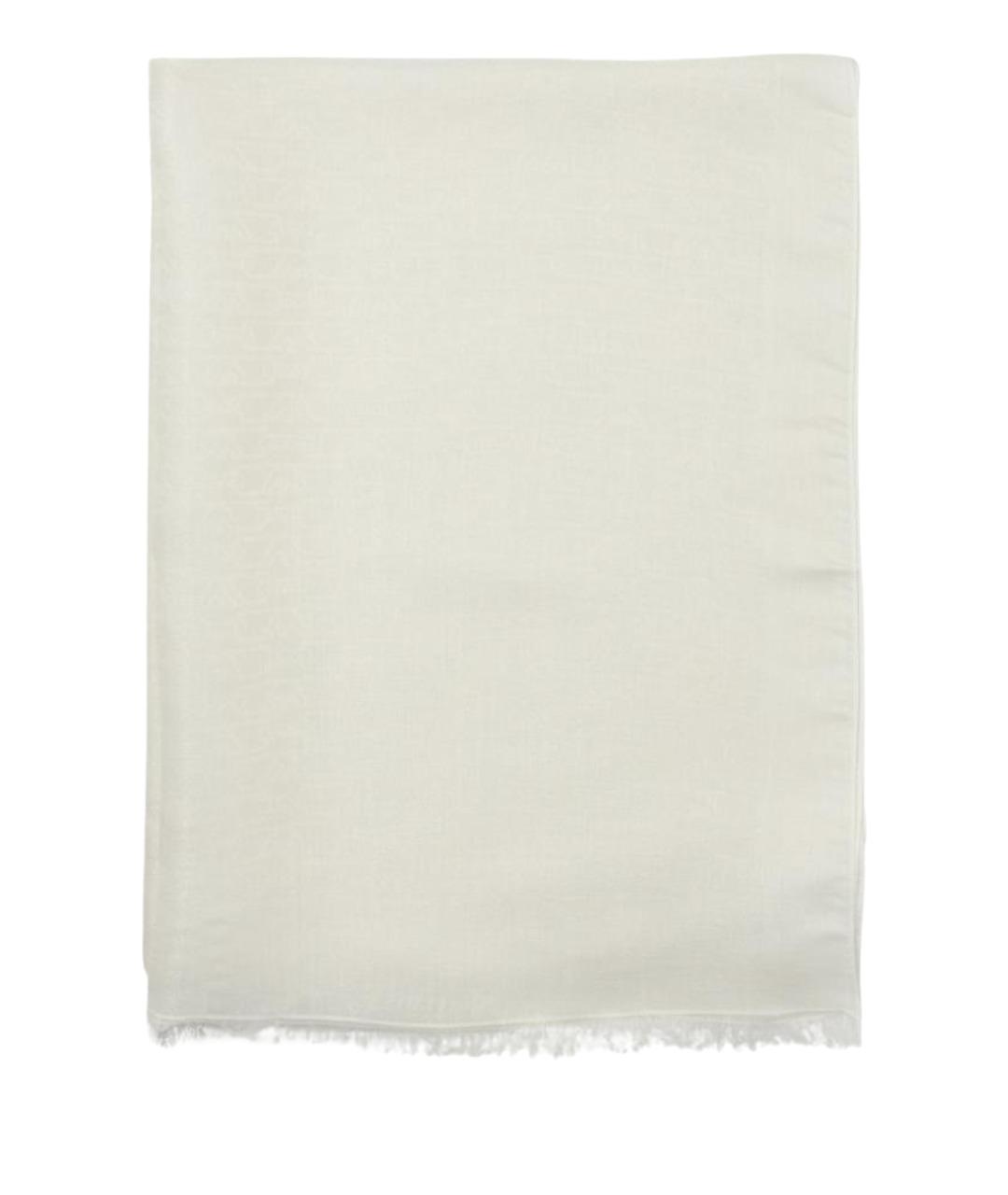 EMPORIO ARMANI Бежевый шерстяной шарф, фото 1