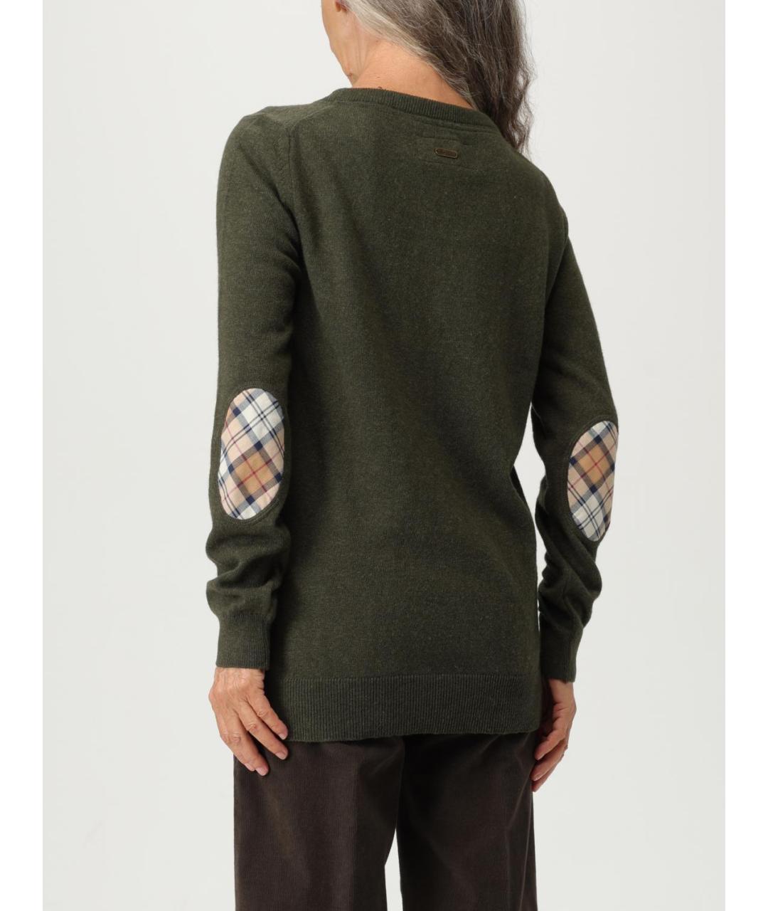 BARBOUR Хаки джемпер / свитер, фото 2