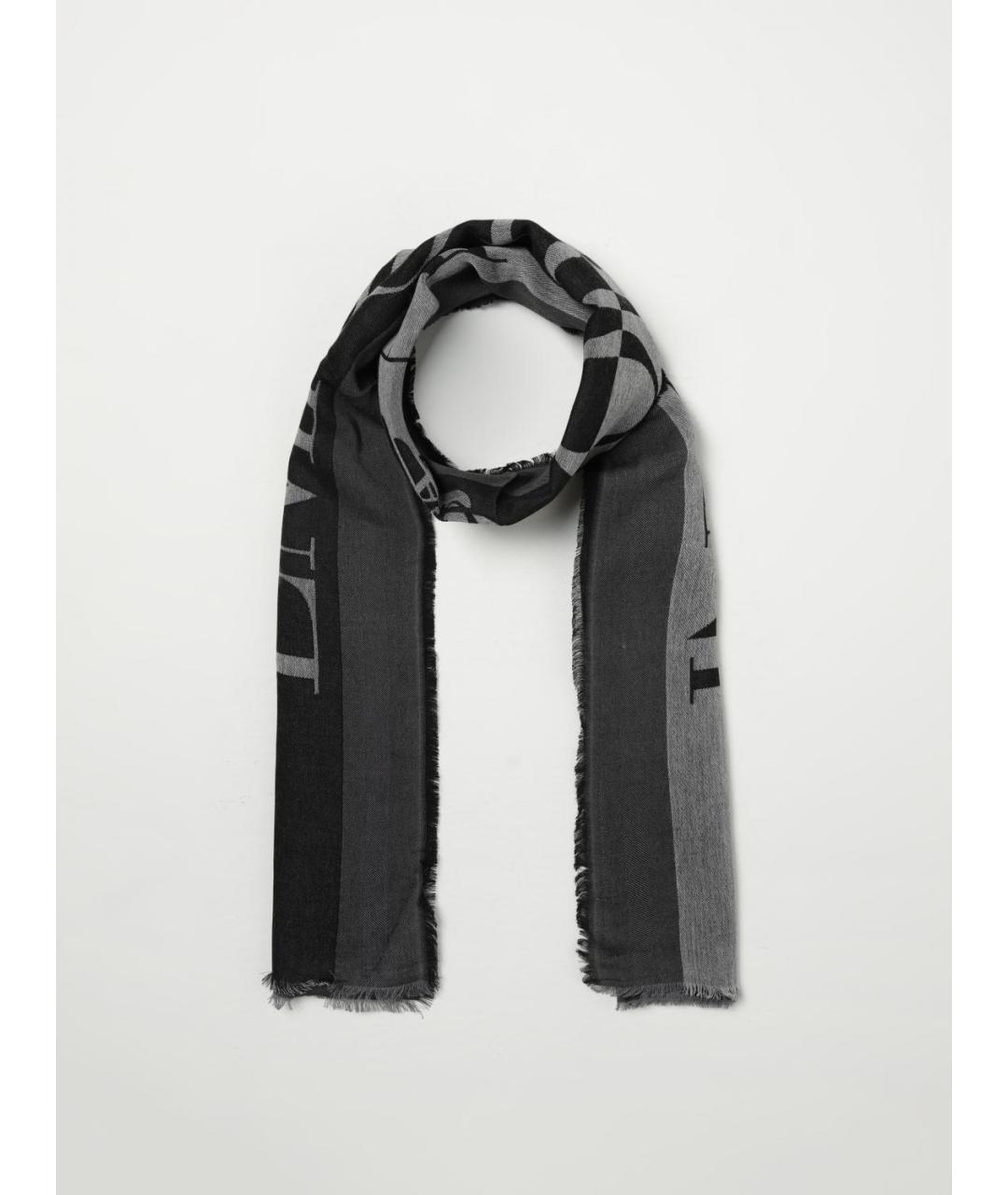 EMPORIO ARMANI Серый шарф, фото 2