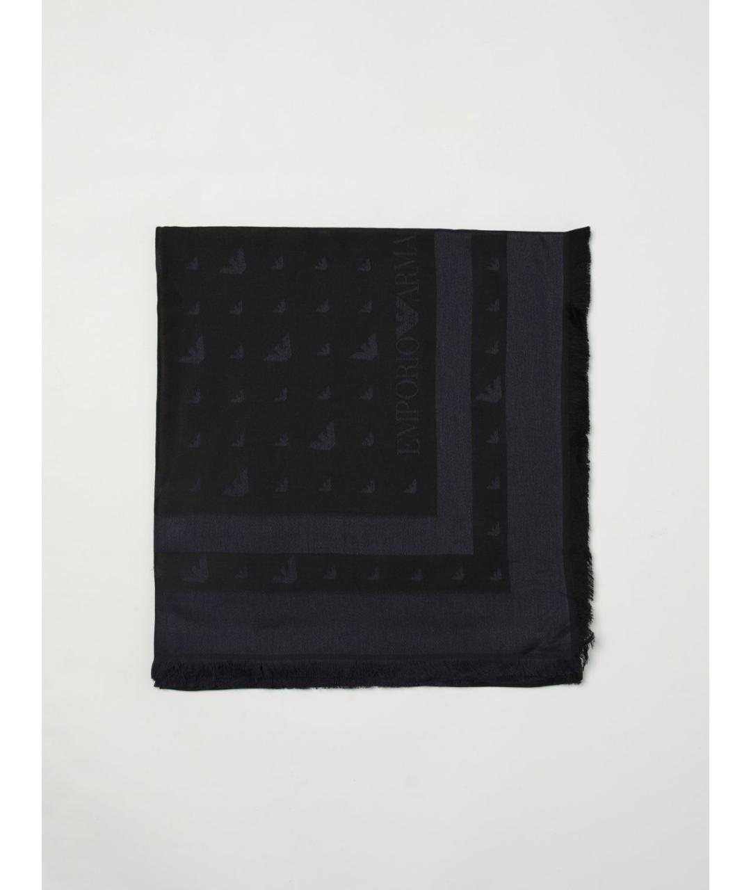 EMPORIO ARMANI Синий шарф, фото 4