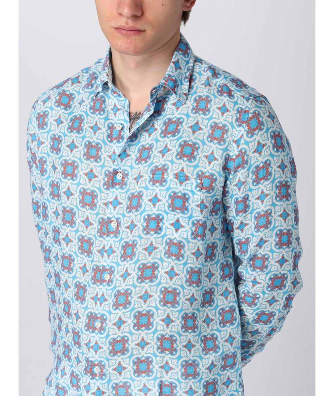 PENINSULA Голубая кэжуал рубашка, фото 3