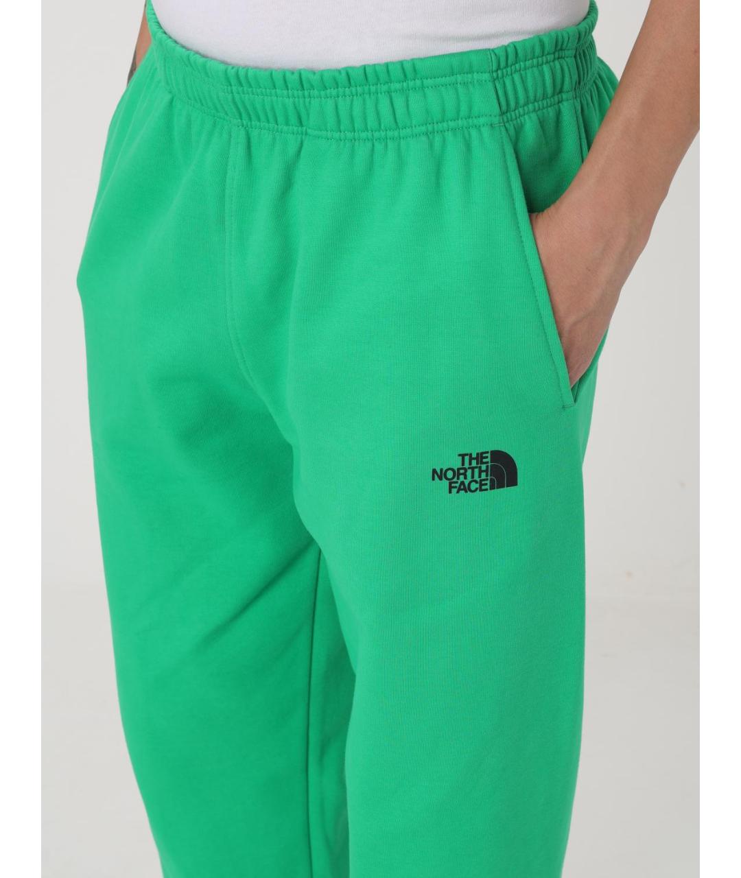THE NORTH FACE Зеленые хлопковые повседневные брюки, фото 4