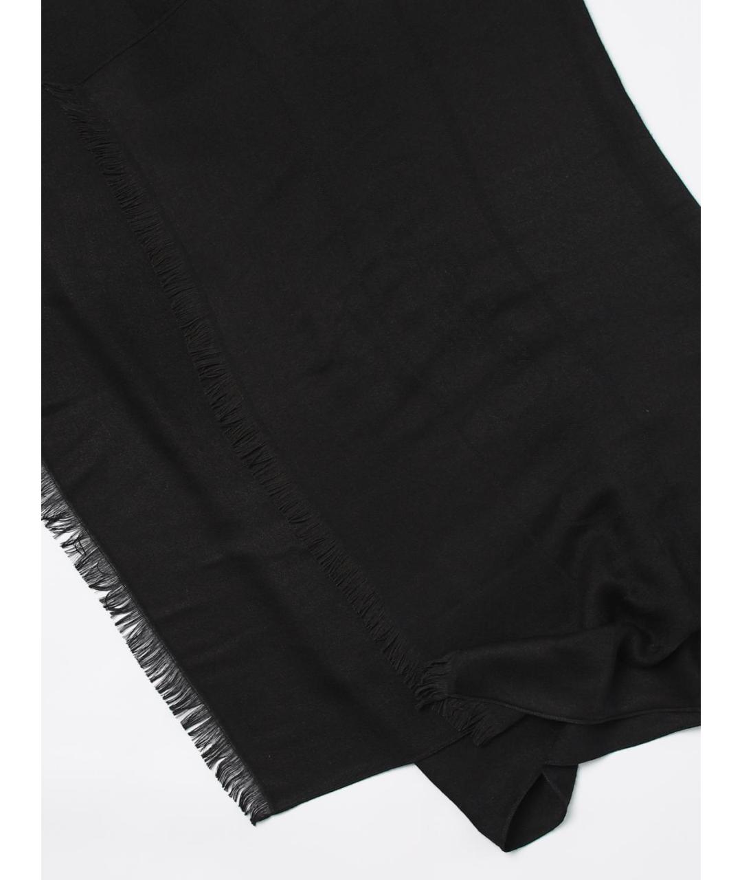 EMPORIO ARMANI Черный шарф, фото 3