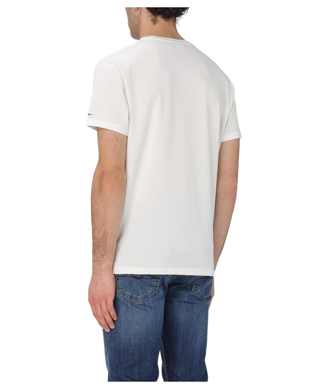 PEUTEREY Белая хлопковая футболка, фото 2