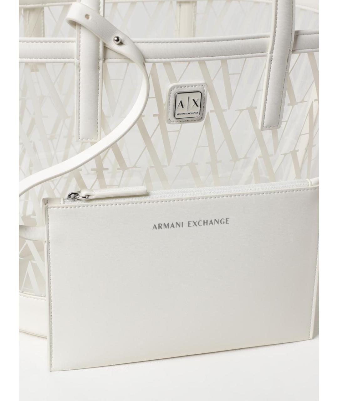 ARMANI EXCHANGE Белая сумка тоут, фото 3