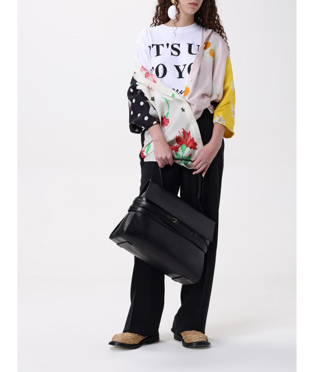 MOSCHINO Белая хлопковая футболка, фото 2