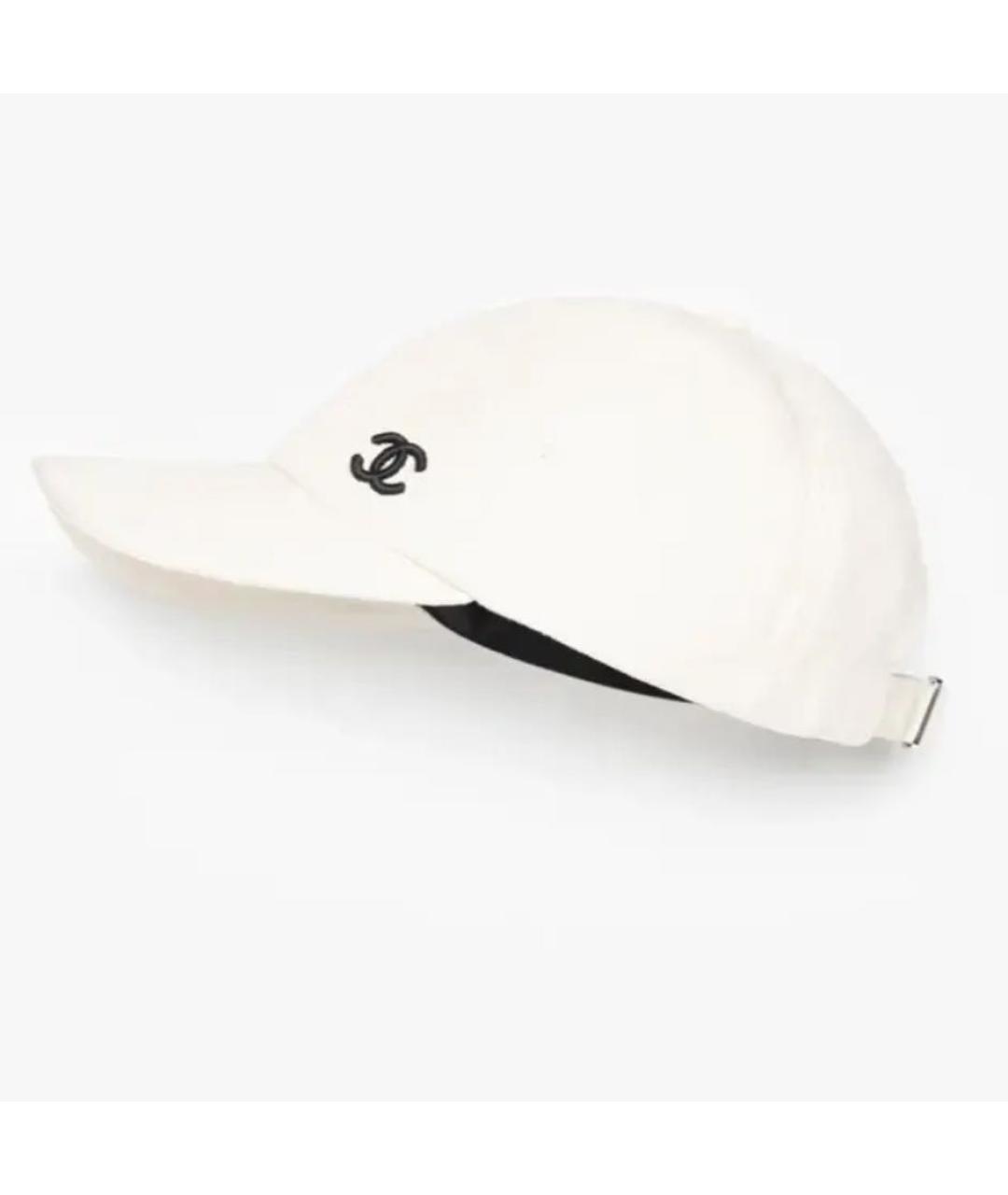 CHANEL Бежевая хлопковая кепка, фото 3