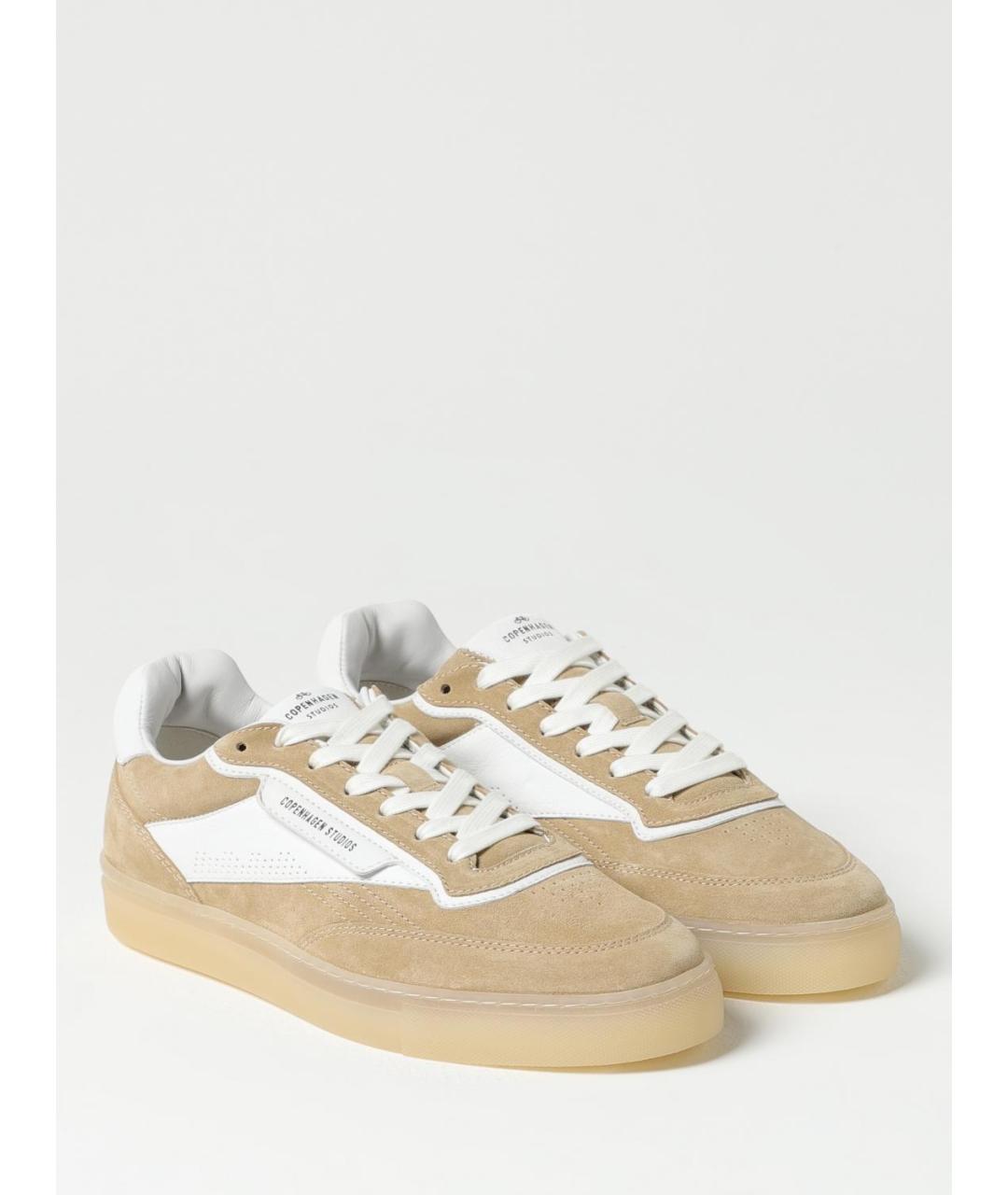 COPENHAGEN Бежевые низкие кроссовки / кеды, фото 2